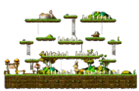 Minimap of Large Forest Trail 2