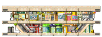 Minimap of 3rd Floor 4th Floor Area B