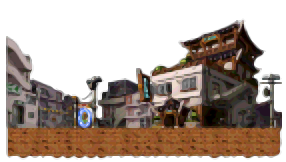 Minimap of Kerning City Back Alley