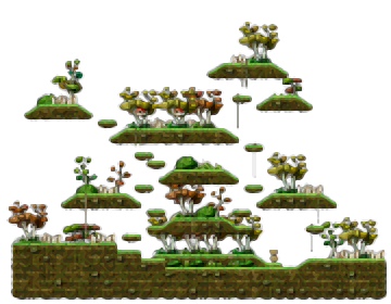 Minimap of Thicket Around the Beach I