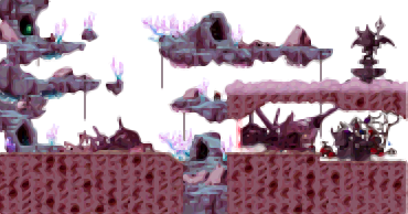 Minimap of Crimson Queen's Twisted Aquarium