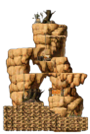 Minimap of Warrior's Rocky Mountain