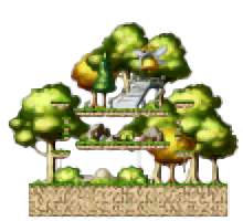 Minimap of Tiv's Forest