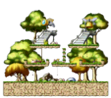 Minimap of Tiguru's Forest