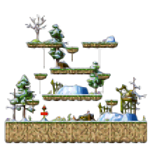 Minimap of Snow-covered Field 1