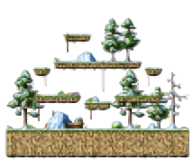 Minimap of Snow-covered Field 2