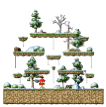 Minimap of Snow-covered Field 3