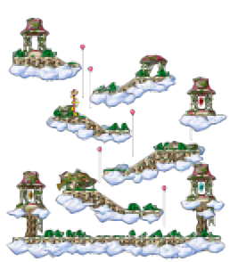 Minimap of Stairway to the Sky I