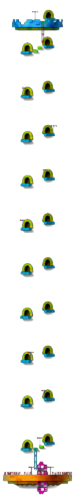 Minimap of Eos Tower 61st ~ 70th Floor