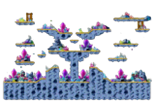 Minimap of Crystal Gorge