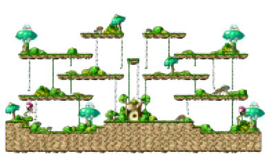 Minimap of Minar Forest : West Border