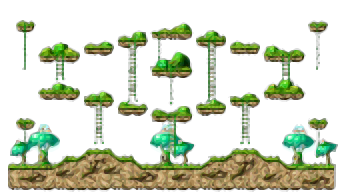 Minimap of Peach Monkey Forest