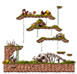 Minimap of The Burning Forest