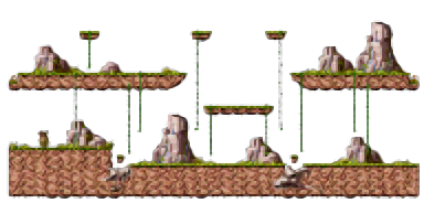 Minimap of Dragon Forest III