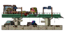 Minimap of <Year 2215> Bombed City Center Shopping District