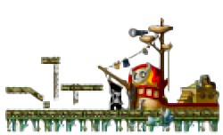 Minimap of Red-Nose Pirate Den 1