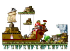 Minimap of Red-Nose Pirate Den 3