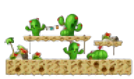Minimap of Cactus Desert 1