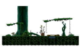 Minimap of Western Region of Mossy Tree Forest 1