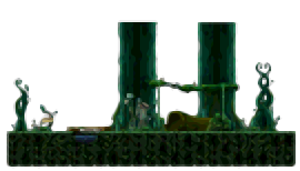 Minimap of Western Region of Mossy Tree Forest 2