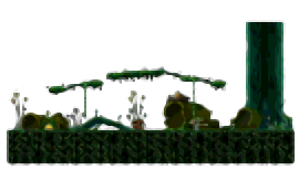 Minimap of Southern Region of Mossy Tree Forest 2