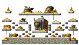 Minimap of Gold Richie's Treasures <11>