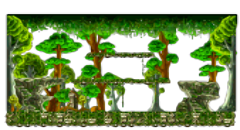 Minimap of Monkey Vine Jungle I