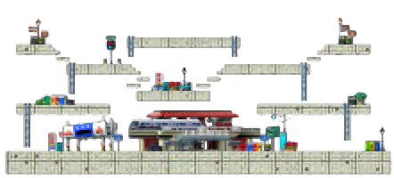 Minimap of Suburban Area 1