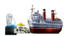 Minimap of The Peaceful Ship
