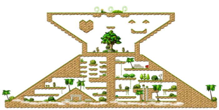 Minimap of Stage 1 - Magik Mirror