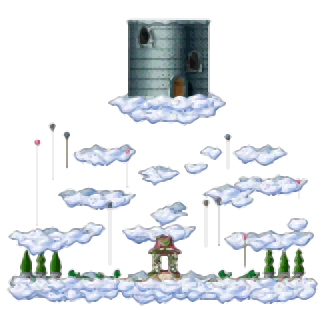 Minimap of Tower of Goddess <Entrance>