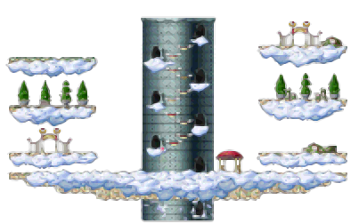 Minimap of Tower of Goddess <Walkway>