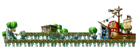 Minimap of On the Way to the Pirate Ship