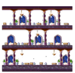 Minimap of Treasure Room of Queen